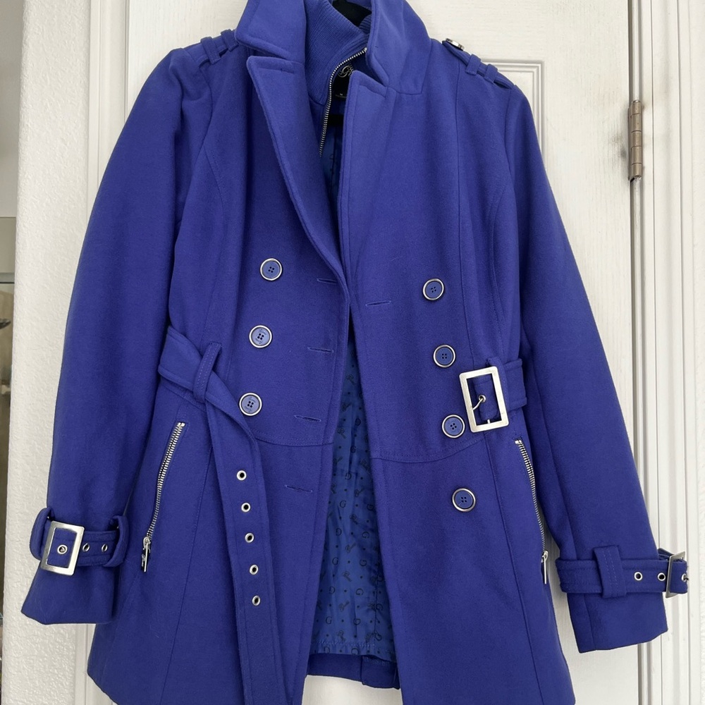 Guess Royal Blue Lined Jacket